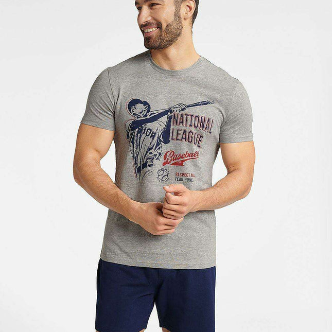 Athletic Comfort Men's Cotton Blend Pajama and Lounge Set