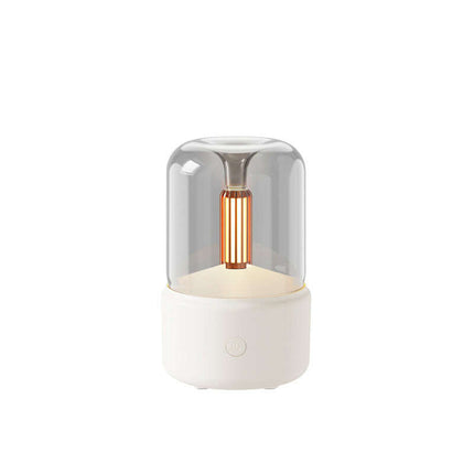 Atmosphere Light Humidifier Candlelight Aroma Diffuser Portable 120ml Electric USB Air Humidifier Cool Mist Maker Fogger 8-12 Hours With LED Night Light - Très Elite