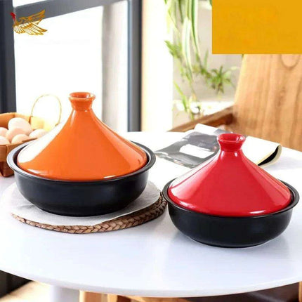 Authentic Japanese Ceramic Tagine Pot - Versatile Cooking Essential - Très Elite