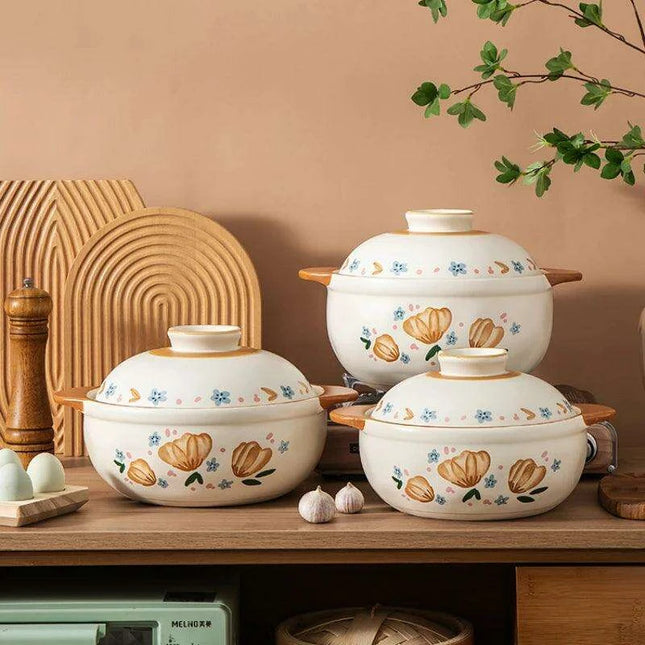 Authentic Japanese Clay Cookware Set for Exquisite Home Cooking