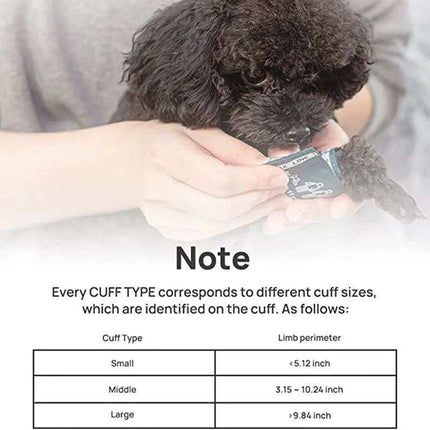 Automated Veterinary Blood Pressure Monitor for Pets with Software and Customizable Cuffs - Très Elite