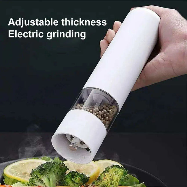 Automatic Electric Spice Mill with Customizable Grind Settings - Premium Kitchen Grinder for Flavorful Cooking
