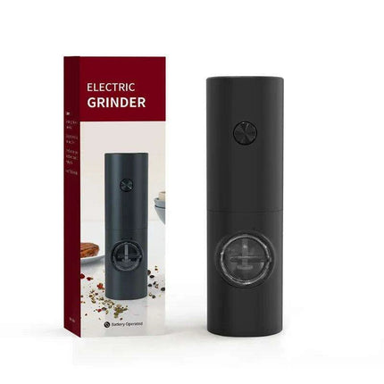 Automatic Gravity Salt and Pepper Mill Set with Adjustable Coarseness and LED Light - Rechargeable Electric Grinder for Effortless Seasoning..
