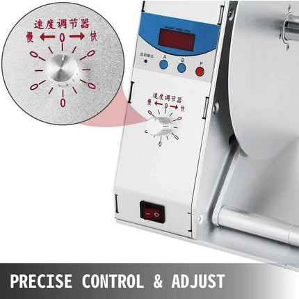 Automatic Heavy-Duty Label Rewinder Machine with Adjustable Speed Control for Efficient Printing - Très Elite