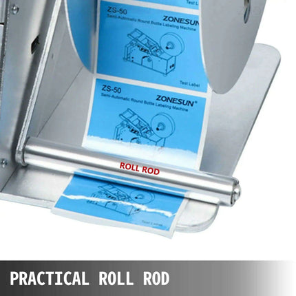 Automatic Heavy-Duty Label Rewinder Machine with Adjustable Speed Control for Efficient Printing - Très Elite