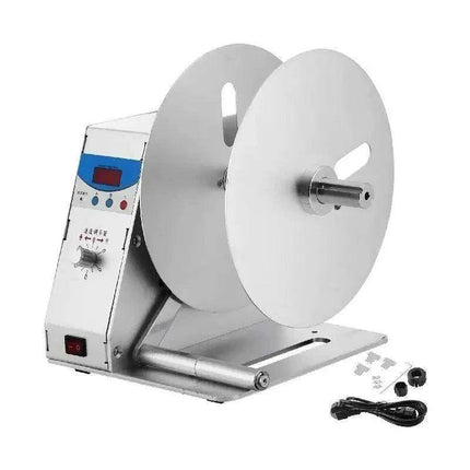 Automatic Heavy-Duty Label Rewinder Machine with Adjustable Speed Control for Efficient Printing - Très Elite