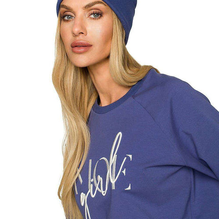 Autumn Chic Embroidered Knit Beanie - Très Elite
