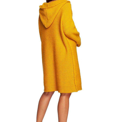 Autumn Elegance Hooded Sweater Dress - Très Elite