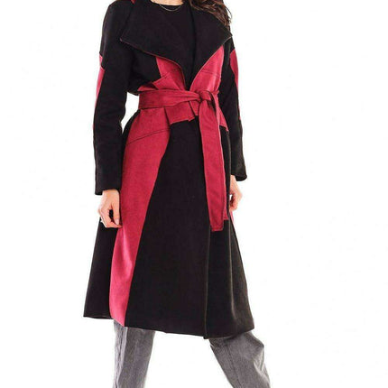 Autumn Elegance Suede Long-Line Women's Coat - Très Elite