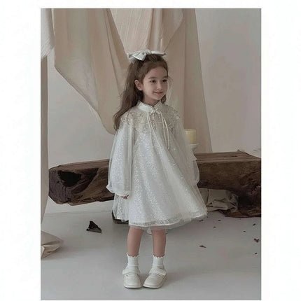 Autumn Princess: Glamorous Sequin Qipao Gown for Girls- Très Elite- Très Elite