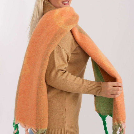 Autumn Striped Shawl with Elegant Tassels – Versatile Women’s Wrap - Très Elite