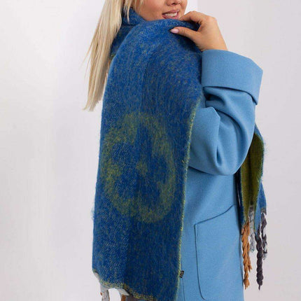 Autumn Striped Shawl with Elegant Tassels – Versatile Women’s Wrap - Très Elite