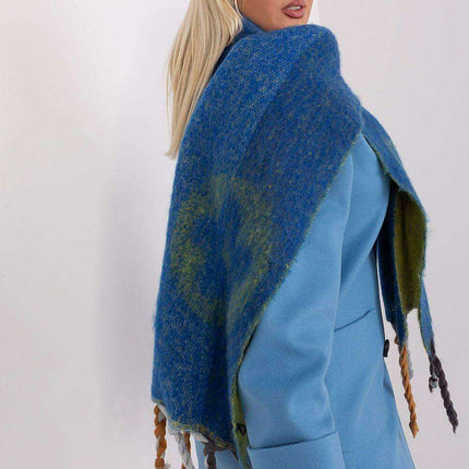 Autumn Striped Shawl with Elegant Tassels – Versatile Women’s Wrap - Très Elite