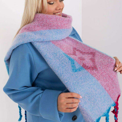 Autumn Striped Shawl with Elegant Tassels – Versatile Women’s Wrap - Très Elite