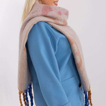 Autumn Striped Shawl with Elegant Tassels – Versatile Women’s Wrap - Très Elite