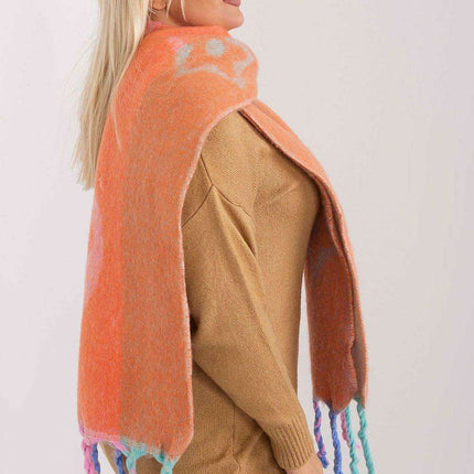 Autumn Striped Shawl with Elegant Tassels – Versatile Women’s Wrap - Très Elite