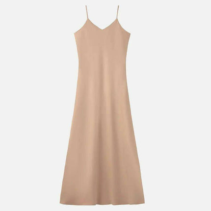 Autumn Women's Long Sleeve Dress Ensemble with Bow-Tie Top and Milk Silk Knit Suspenders - Très Elite