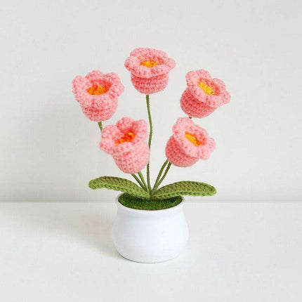 Handcrafted Korean Wool Sunflower Arrangement for Chic Home Elegance