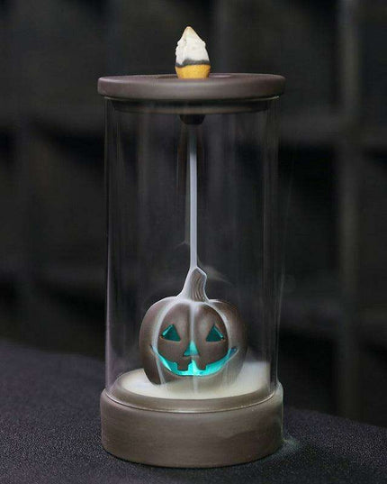 Mystical Pumpkin Backflow Incense Fountain for Halloween