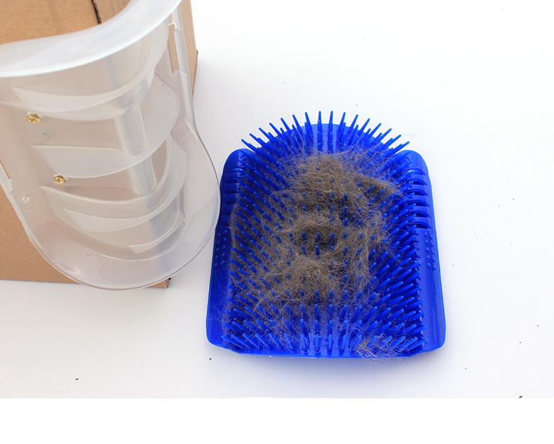 Self Grooming Tool for Cats and Dogs with Catnip and Installation Accessories