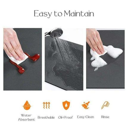 Elegant Kitchen Oasis: Premium Absorbent Dish Drying Mat