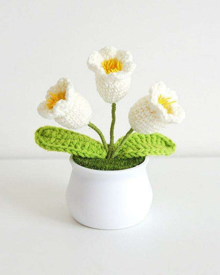 Handcrafted Korean Wool Sunflower Arrangement for Chic Home Elegance