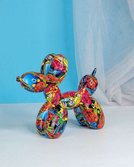 Playful Elegance: Vibrant Balloon Dog Resin Sculptures for Stylish Home Decor