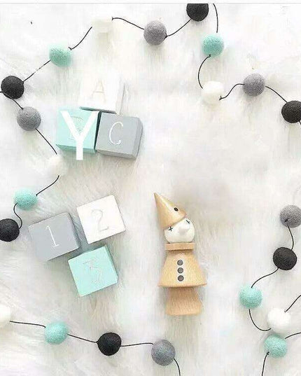 Scandinavian Luxe Cotton Thread Hair Ball Pendant Light