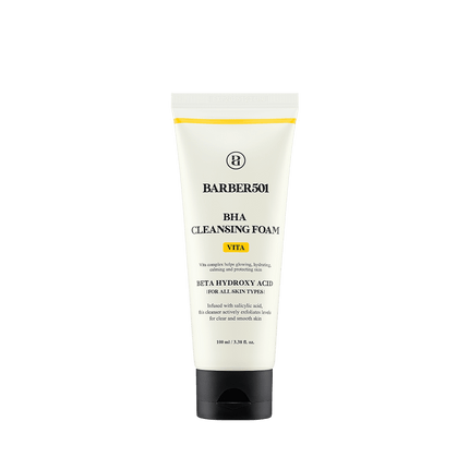 BARBER501 BHA Cleansing Foam 100ml #VITA - Très Elite