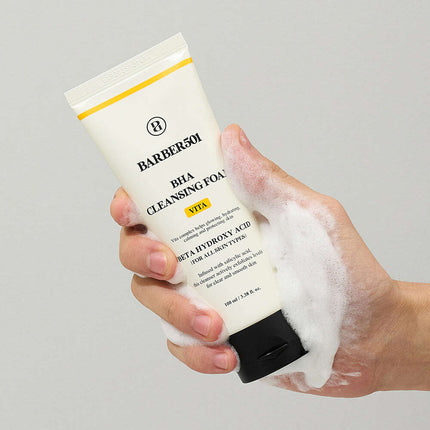 BARBER501 BHA Cleansing Foam 100ml #VITA - Très Elite
