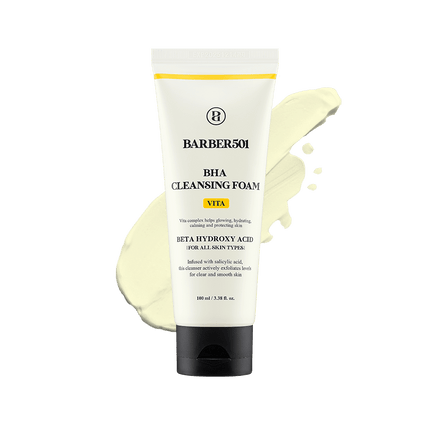 BARBER501 BHA Cleansing Foam 100ml #VITA - Très Elite