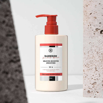 BARBER501 Shaving Booster Smoothie 300ml #Collagen Sandalwood - Très Elite