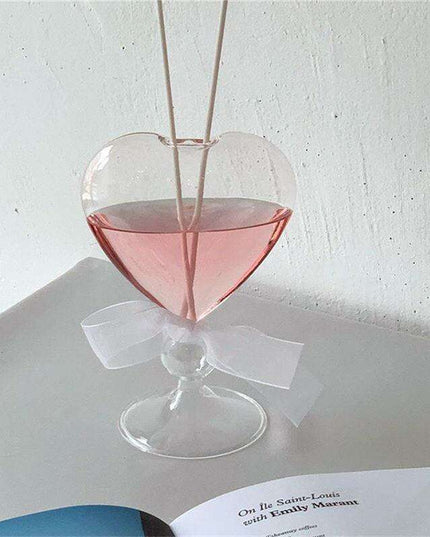 Nordic-inspired Plum Glass Vase for Chic Home Accents