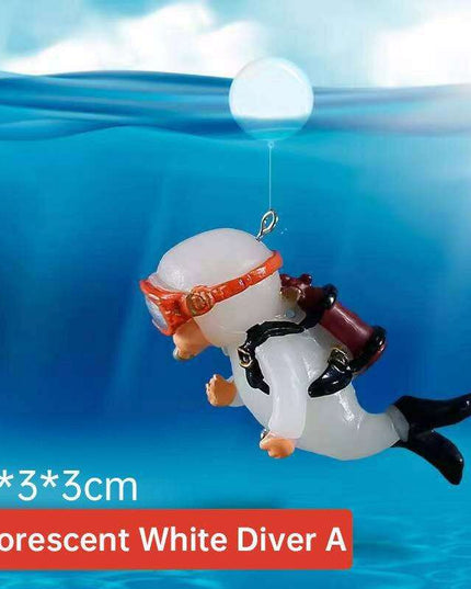 Aquatic Harmony: Chinese-Inspired Resin Sculpture for Enchanting Aquariums