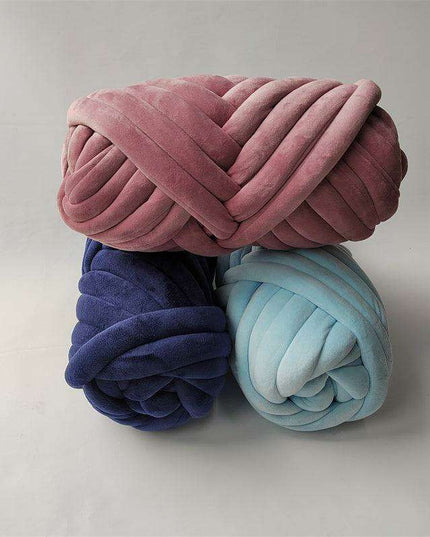 Luxury Crystal Fleece Cotton Yarn: 1KG for Exquisite Hand-Knitting Creations