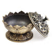Tranquil Lotus Flower Incense Burner - Handcrafted Decorative Piece for Home and Office