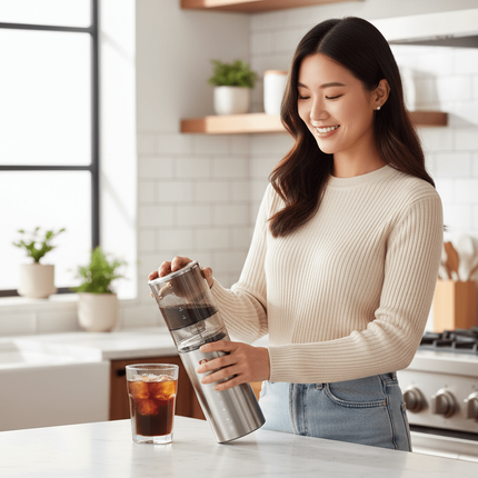 BEANPLUS CS550 Eco-Friendly Dutch Cold Brew Coffee Maker with Advanced Air-circulation Technology - Très Elite