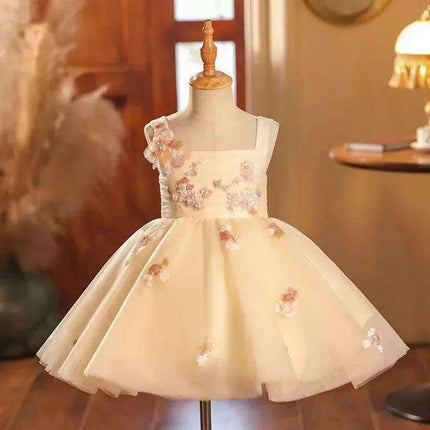Baby Girls Sleeveless Princess Sequin Evening Dress - Très Elite