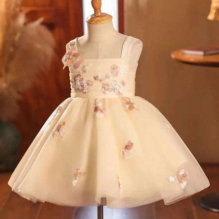 Baby Girls Sleeveless Princess Sequin Evening Dress - Très Elite
