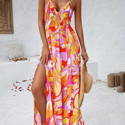 Backless Bohemian Maxi Dress for Women - Stylish and Comfortable - Très Elite