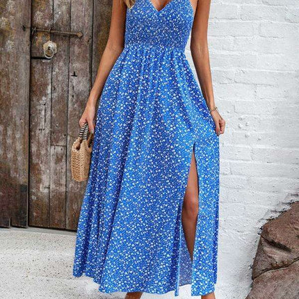 Backless Bohemian Maxi Dress for Women - Stylish and Comfortable - Très Elite