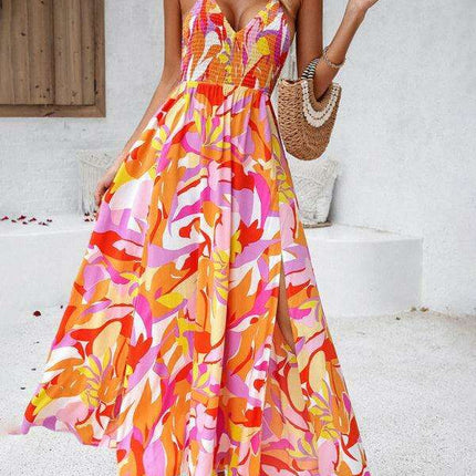 Backless Bohemian Maxi Dress for Women - Stylish and Comfortable