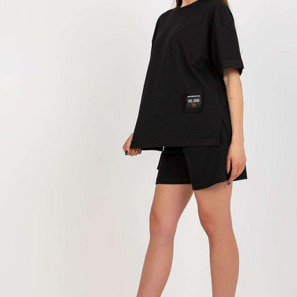 Badu Casual Cotton Blouse and Shorts Set - Très Elite