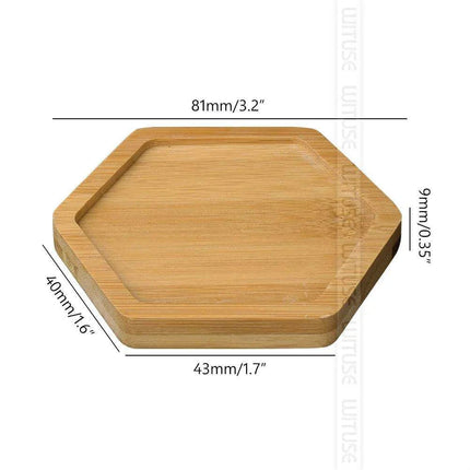 Bamboo Elegance: Rustic Multi-Functional Tray for Home Decor..