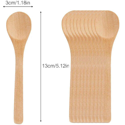 Bamboo Kitchen Spoon Set for Cooking and Serving - Available in 1, 5, 10, or 20 Pieces - Très Elite