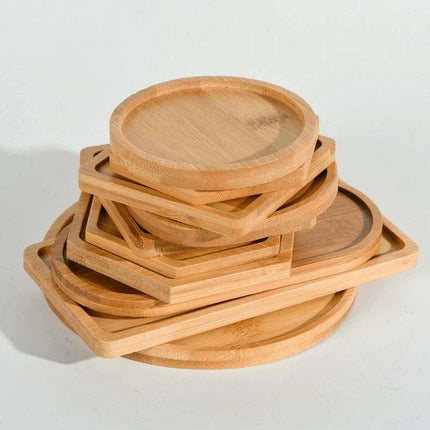 Bamboo Serenity: Chic Bathroom Storage Set with Coaster - Très Elite