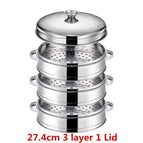 27.4cm 3 layer 1 Lid