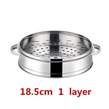 Bamboo Steamer Pot Combo with Stainless Steel Accessories for Ultimate Steaming - Très Elite