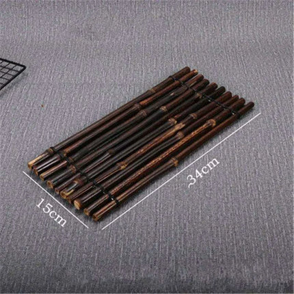 Bamboo Sushi Serving Boat Set - Enhance Your Culinary Presentation - Très Elite