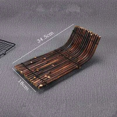 Bamboo Sushi Serving Boat Set - Enhance Your Culinary Presentation - Très Elite